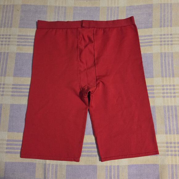 Rare Vintage 90s Jordan Flight Bike Shorts Red Compression Cycling Basketball - Picture 5 of 9